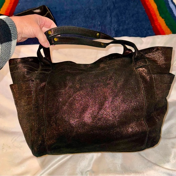 Anat Marin Aversa bag Soft Leather Red Metallic - Picture 3 of 9